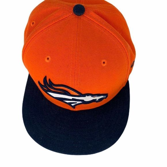 New Era Orange Denver Broncos 59Fifty 7 1/8 Hat - Picture 5 of 8